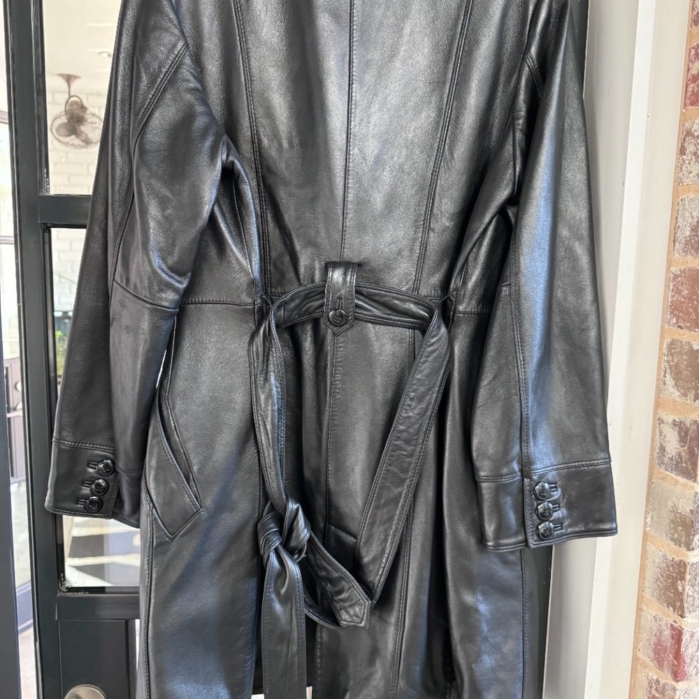 Preston & York Women Soft Genuine Lamb Skin Leather Jacket Black, size M - Picture 4 of 11